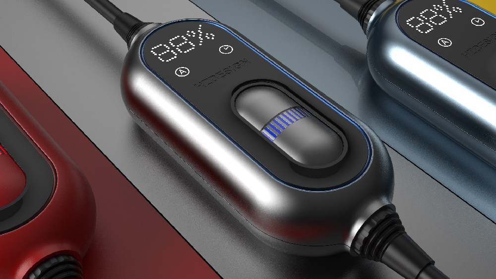 外觀設(shè)計(jì)創(chuàng)意案例賞析——膠囊隨車充產(chǎn)品設(shè)計(jì)